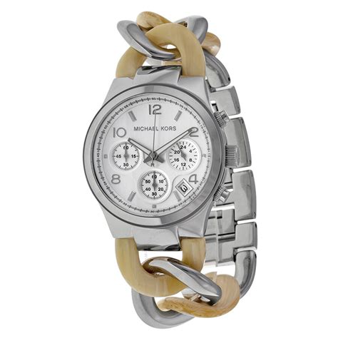 mk4263 michael kors watch|Michael Kors Runway Twist Silver Dial Stainless Steel Beige .